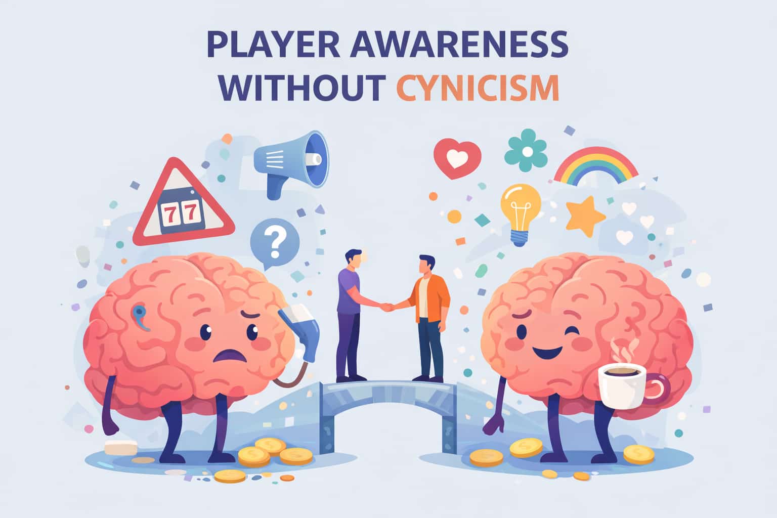 two brains one positive and one negative exploring player awareness